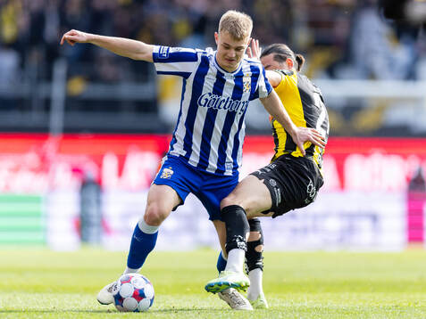 IFK Göteborgs David Kruse och Häckens Amor Layouni