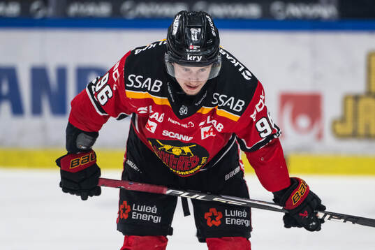 Luleås Pontus Andreasson deppar