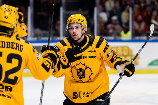 Skellefteås Pontus Johansson jublar