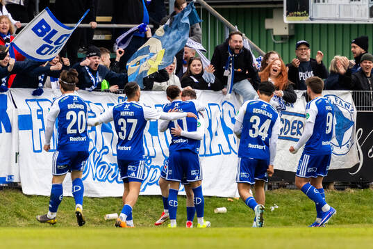 IFK Norrköpings Ryan Nelson jublar