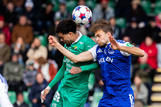 Ljungskiles Isaac Shears och IFK Norrköpings Anton Eriksson