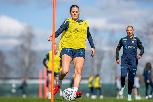 Andrea Norheim of the Norwegian women's national football