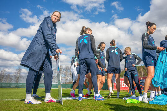 Gemma Grainger, head coach of the Norwegian women's