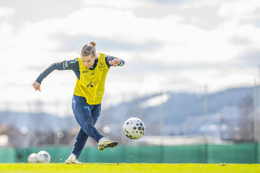 Ada Hegerberg of the Norwegian women's national football