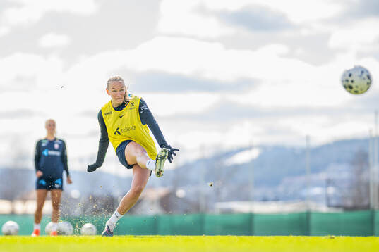 Frida Maanum of the Norwegian women's national football team