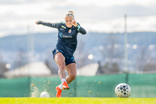 Emilie Woldvik of the Norwegian women's national football