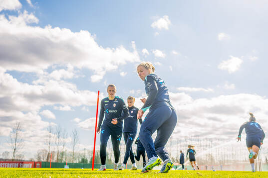 Justine Kielland of the Norwegian women's national football