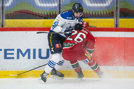 Karlskogas Kalle Jellvert och Modos Sebastian Ohlsson