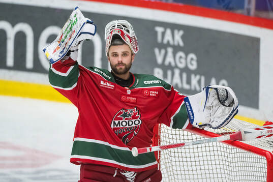 Modos målvakt Jakob Hellsten