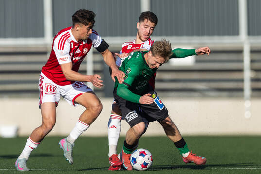 Sandvikens IFs Liam Vabö och Adam Kiani