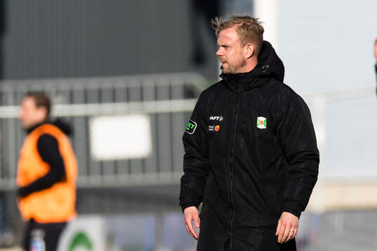 Varbergs tränare Victor Salwén