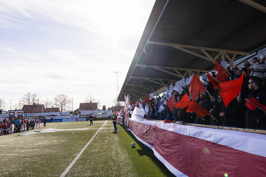 Sandvikens IFs supportar med tifo