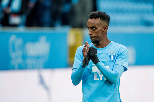 Malmö FFs Taha Ali jublar