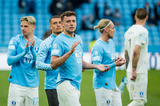 Malmö FFs Colin Rösler jublar