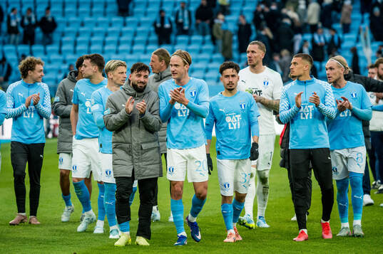 Malmö FFs Sead Haksabanovic, Erik Botheim och Adrian