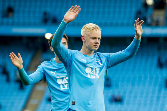 Malmö FFs Otto Rosengren jublar