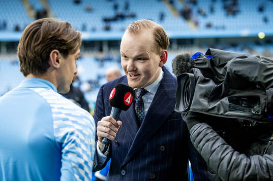 TV4s Martin von Knorring intervjuar Malmö Malmö FFs Oscar