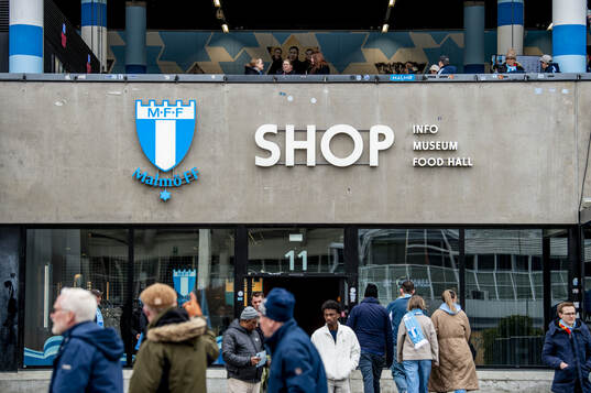 under fotbollsmatchen i Allsvenskan mellan Malmö FF och