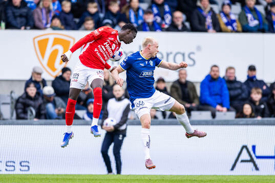 Degerfors Samba Diatara och Halmstads André Boman