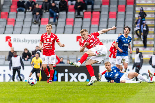 Degerfors Sebastian Ohlsson gör 0-2