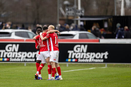 Degerfors spelare jublar