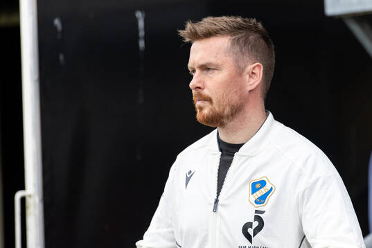 Halmstads tränare Johan Lindholm