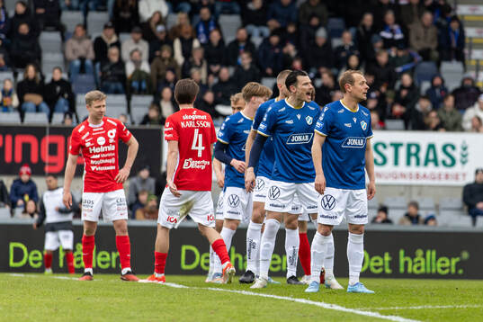 Halmstads Pascal Gregor och Joel Allansson