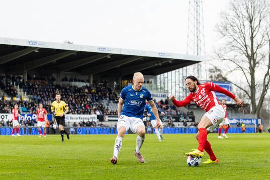 Halmstads André Boman och Degerfors Alexander Lindgren