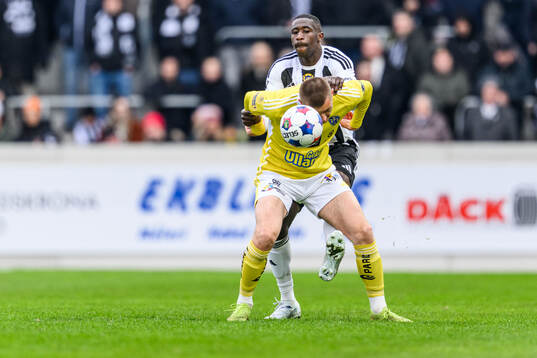 Landskronas Emmanuel Moungam Á Ngon och Falkenbergs