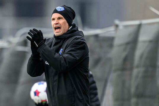 Falkenbergs tränare Christoffer Andersson