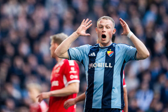 Djurgårdens Kristian Lien reagerar