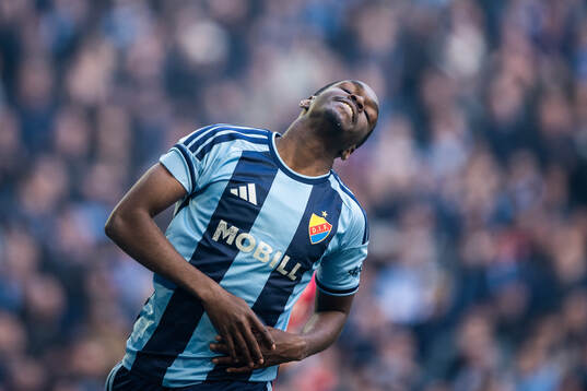 Djurgårdens Joel Asoro deppar