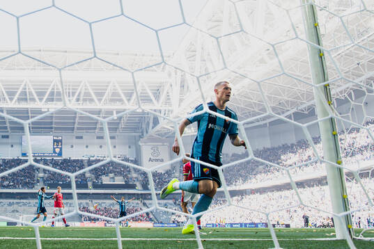 Djurgårdens Kristian Lien jublar