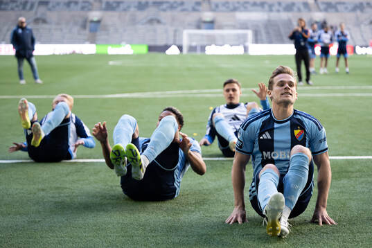 Djurgårdens Hampus Findell jublar