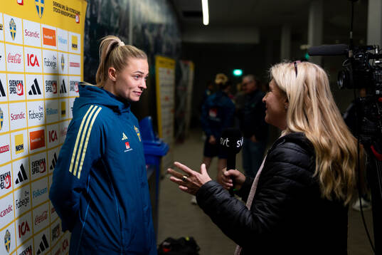 Stina Blackstenius of Sweden