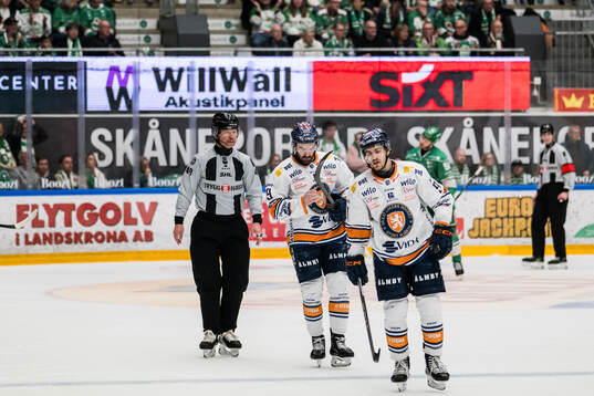 Växjös Reid Gardiner och Felix Robert deppar