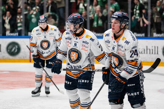 Växjös Hugo Gustafsson och Karl Henriksson deppar