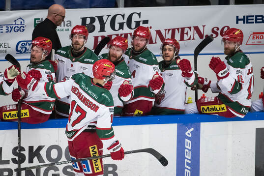Modos Elton Hermansson jublar