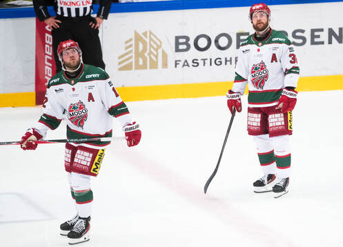 Modos Oscar Pettersson och Sebastian Ohlsson deppar
