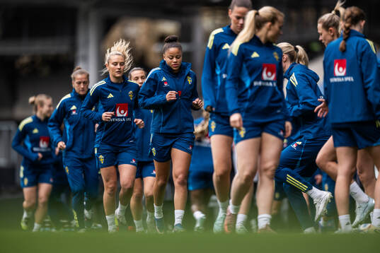 Felicia Schröder of the Swedish women's national football
