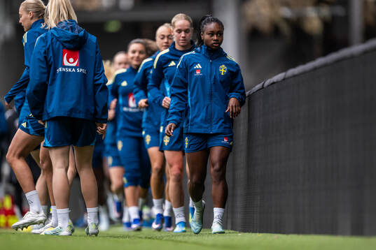 Monica Jusu Bah of the Swedish women's national football