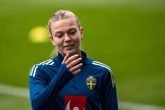 Beata Olsson of the Swedish women's national football team