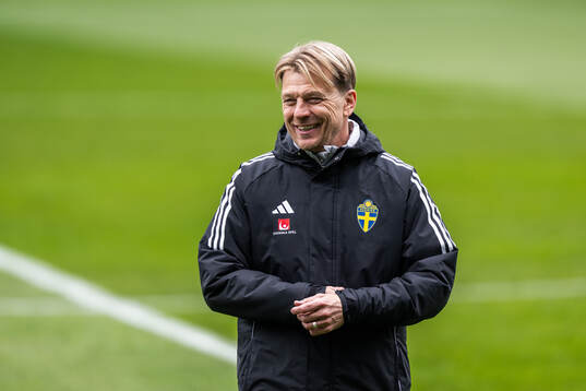 Head coach Tony Gustavsson of the Swedish women's national