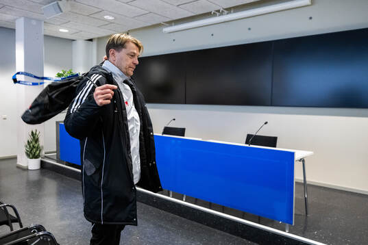 Head coach Tony Gustavsson of the Swedish women's national