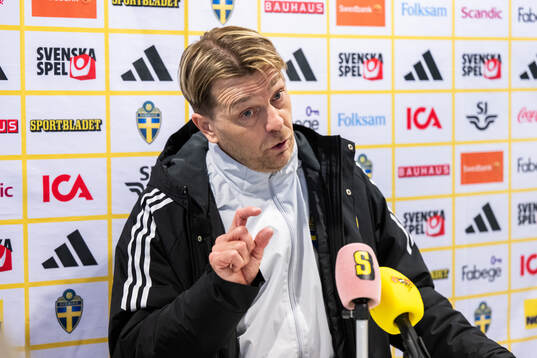 Head coach Tony Gustavsson of the Swedish women's national