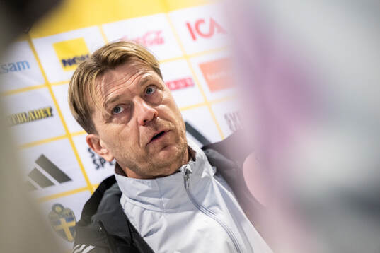 Head coach Tony Gustavsson of the Swedish women's national
