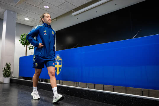 Julia Zigiotti Olme of the Swedish women's national