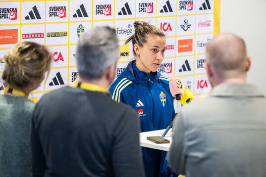 Julia Zigiotti Olme of the Swedish women's national
