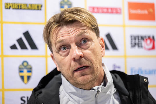 Head coach Tony Gustavsson of the Swedish women's national