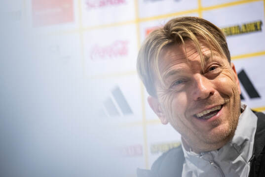 Head coach Tony Gustavsson of the Swedish women's national